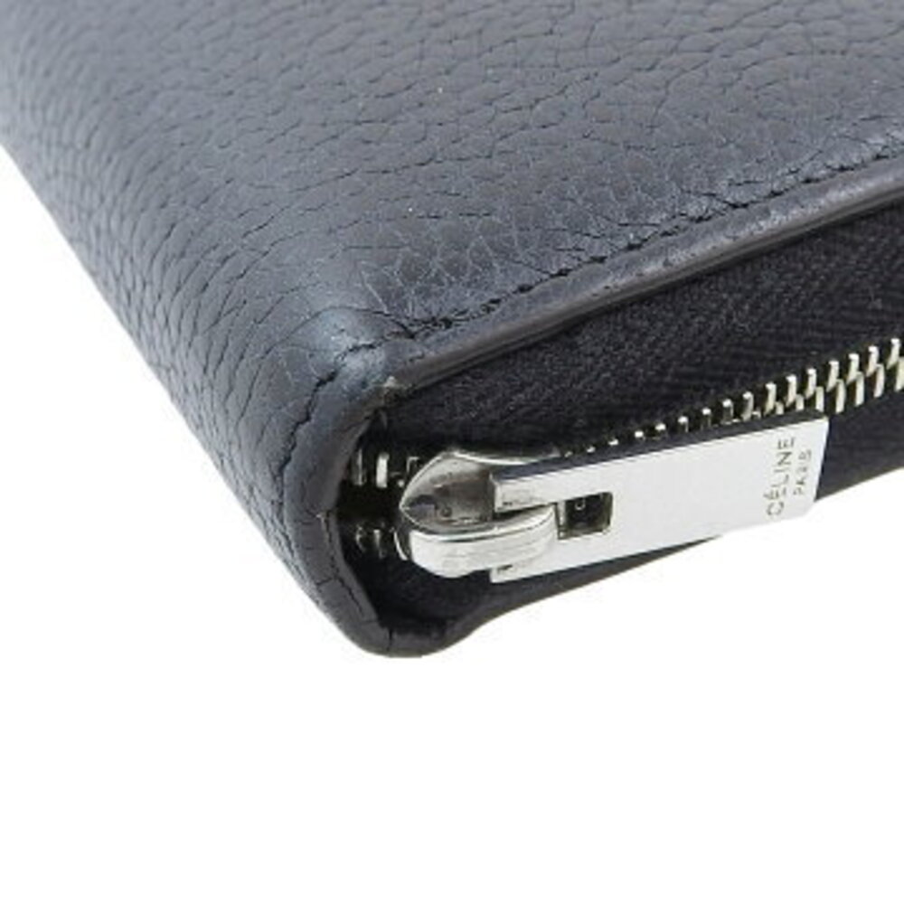 Celine Zipped Multi Function Round Zipper Long Wa… - image 7